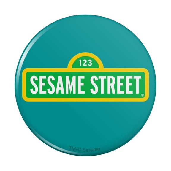 Sesame Street Logo Pinback Button Pin