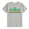 thumbnail image 1 of Sesame Street - Logo Repeated- Toddler and Youth Short Sleeve Graphic T-Shirt, 1 of 5