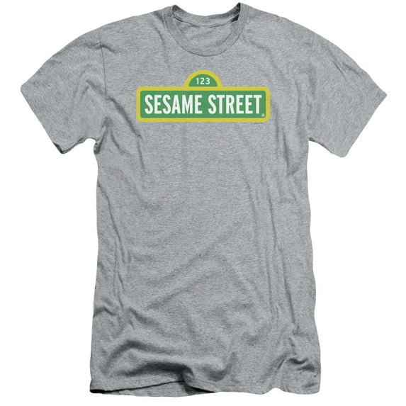 Sesame Street - Logo - Slim Fit Short Sleeve Shirt - Medium