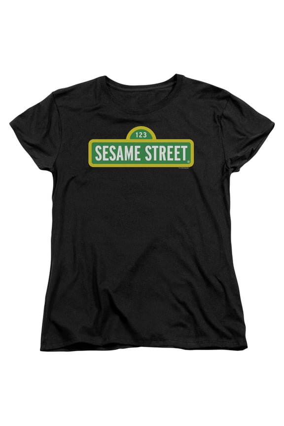 Sesame Street - Logo - Women's Short Sleeve Shirt - Medium