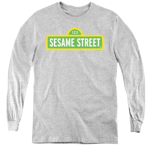 Sesame Street - Logo - Youth Long Sleeve Shirt - Large