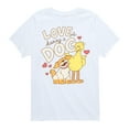 thumbnail image 1 of Sesame Street - Love Is Having A Dog - Toddler and Youth Short Sleeve Graphic T-Shirt, 1 of 5