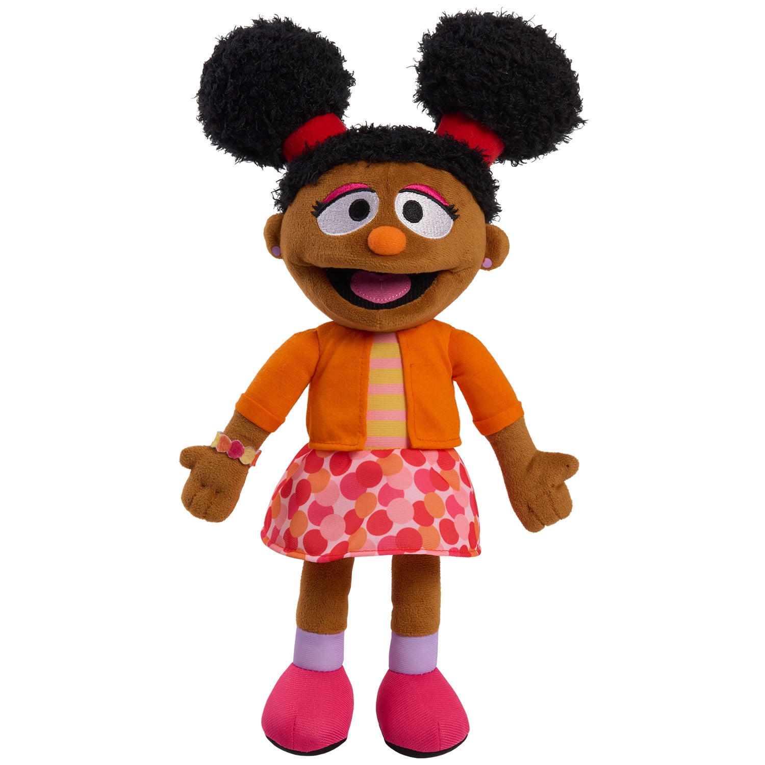 Sesame Street Love My Hair Gabrielle Plush, Kids Toys for Ages 18 month
