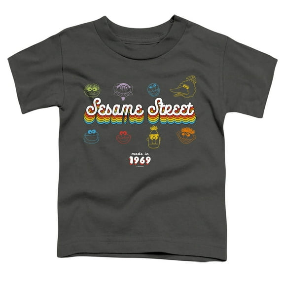 Sesame Street - Made In 1969 - Toddler Short Sleeve Shirt - 4T