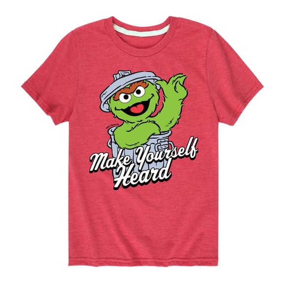 Sesame Street - Make Yourself Heard - Toddler and Youth Short Sleeve Graphic T-Shirt
