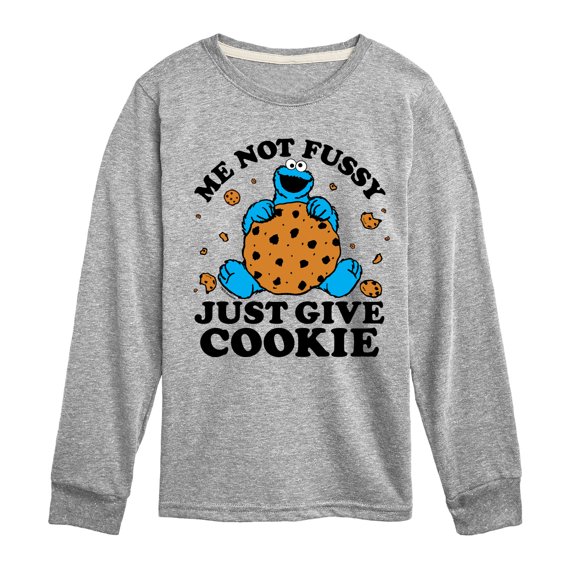 Sesame Street - Me Not Fussy - Toddler and Youth Long Sleeve T-Shirt