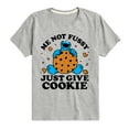 thumbnail image 1 of Sesame Street - Me Not Fussy - Toddler and Youth Short Sleeve Graphic T-Shirt, 1 of 5