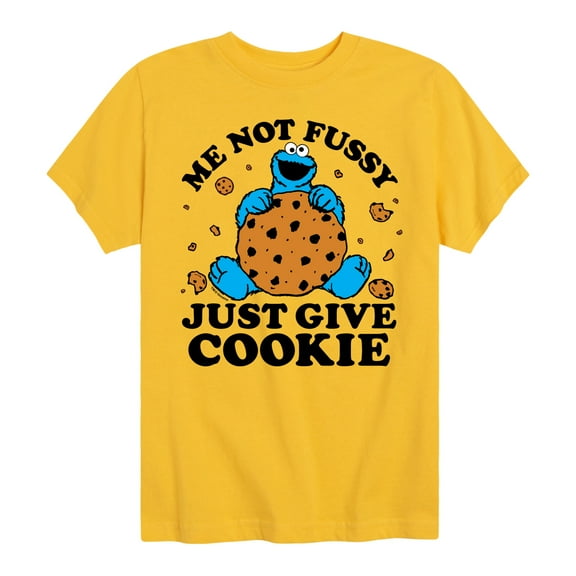 Sesame Street - Me Not Fussy - Toddler and Youth Short Sleeve Graphic T-Shirt