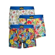 Sesame Street Men's \u0026 Big Men's Allover Print Boxer Briefs, 3-Pack, Sizes S-3XL