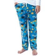 Sesame Street Men's Cookie Monster Face Tie Dye Sleep Lounge Pajama Pants (SM)
