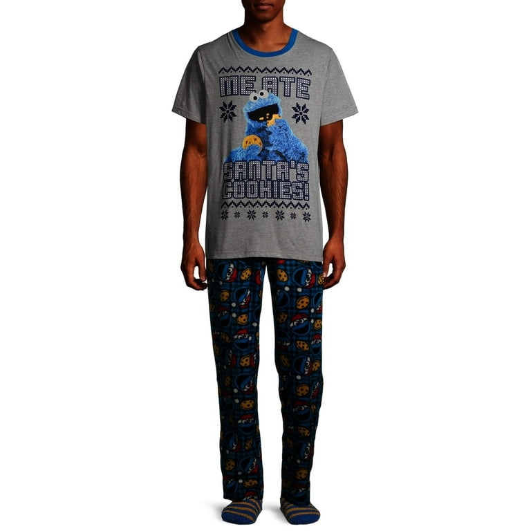 Cookie monster pajamas online walmart