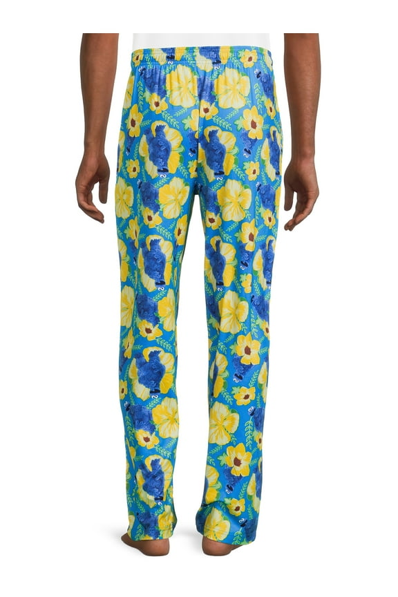 Men’s Cookie Monster Print Sleep Pants, Sizes S-2XL