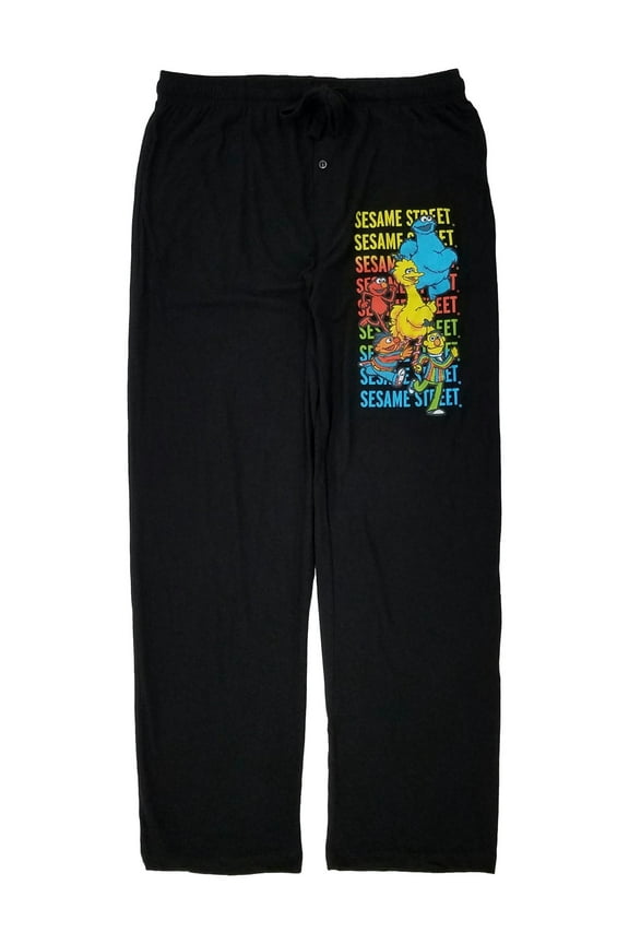 Mens Black Sleep Pants Lounge Pants Pajama Bottoms X-Large