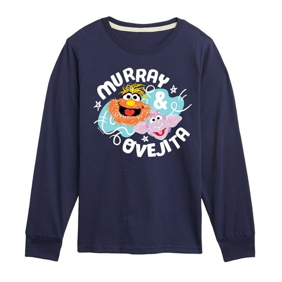 Sesame Street - Murray and Ovejita - Toddler and Youth Long Sleeve T-Shirt
