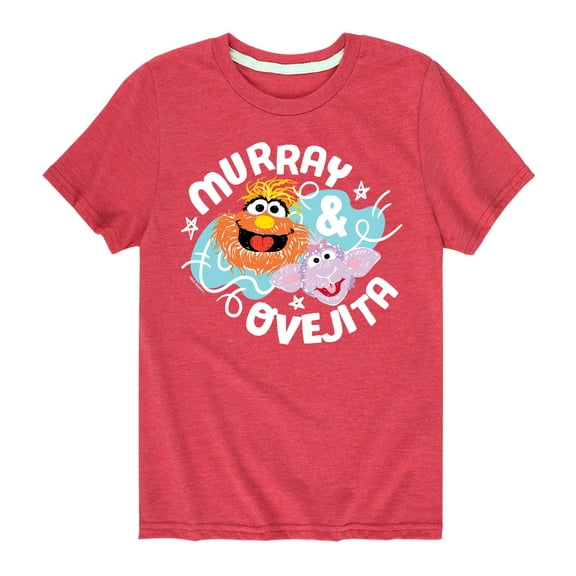 Sesame Street - Murray and Ovejita - Toddler and Youth Short Sleeve Graphic T-Shirt