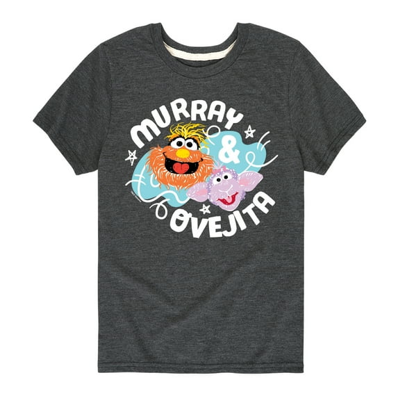 Sesame Street - Murray and Ovejita - Toddler and Youth Short Sleeve Graphic T-Shirt