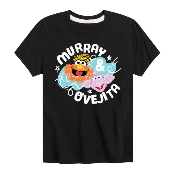 Sesame Street - Murray and Ovejita - Toddler and Youth Short Sleeve Graphic T-Shirt