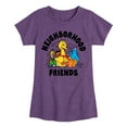 thumbnail image 1 of Sesame Street - Neighborhood Friends - Girls Fitted Short Sleeve Graphic T-Shirt, 1 of 4