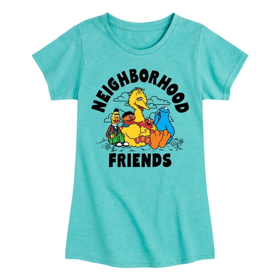 Sesame Street - Neighborhood Friends - Toddler Girls Short Sleeve Graphic T-Shirt