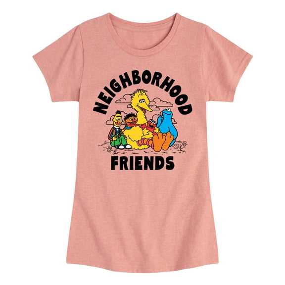 Sesame Street - Neighborhood Friends - Toddler Girls Short Sleeve Graphic T-Shirt