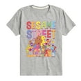 thumbnail image 1 of Sesame Street - Neighborhood Group - Toddler and Youth Short Sleeve Graphic T-Shirt, 1 of 5