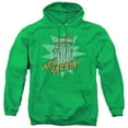 thumbnail image 1 of Sesame Street Now Scram Adult Pullover Hoodie Sweatshirt Kelly Green, 1 of 1