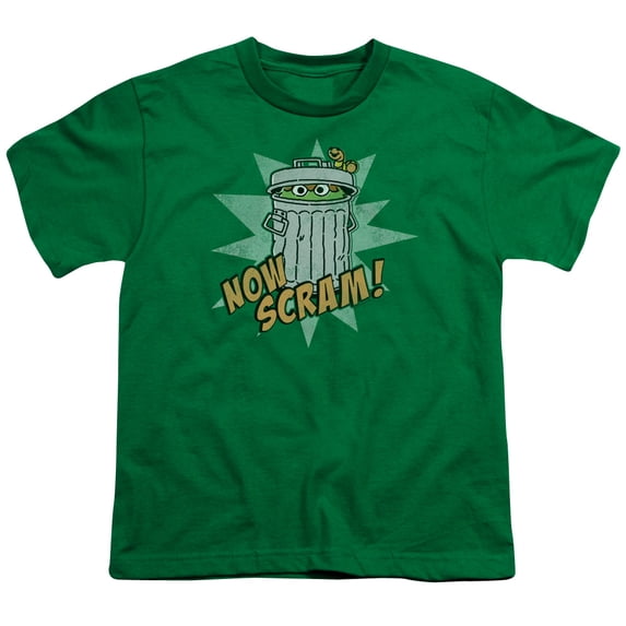 Sesame Street - Now Scram - Youth Short Sleeve Shirt - Medium