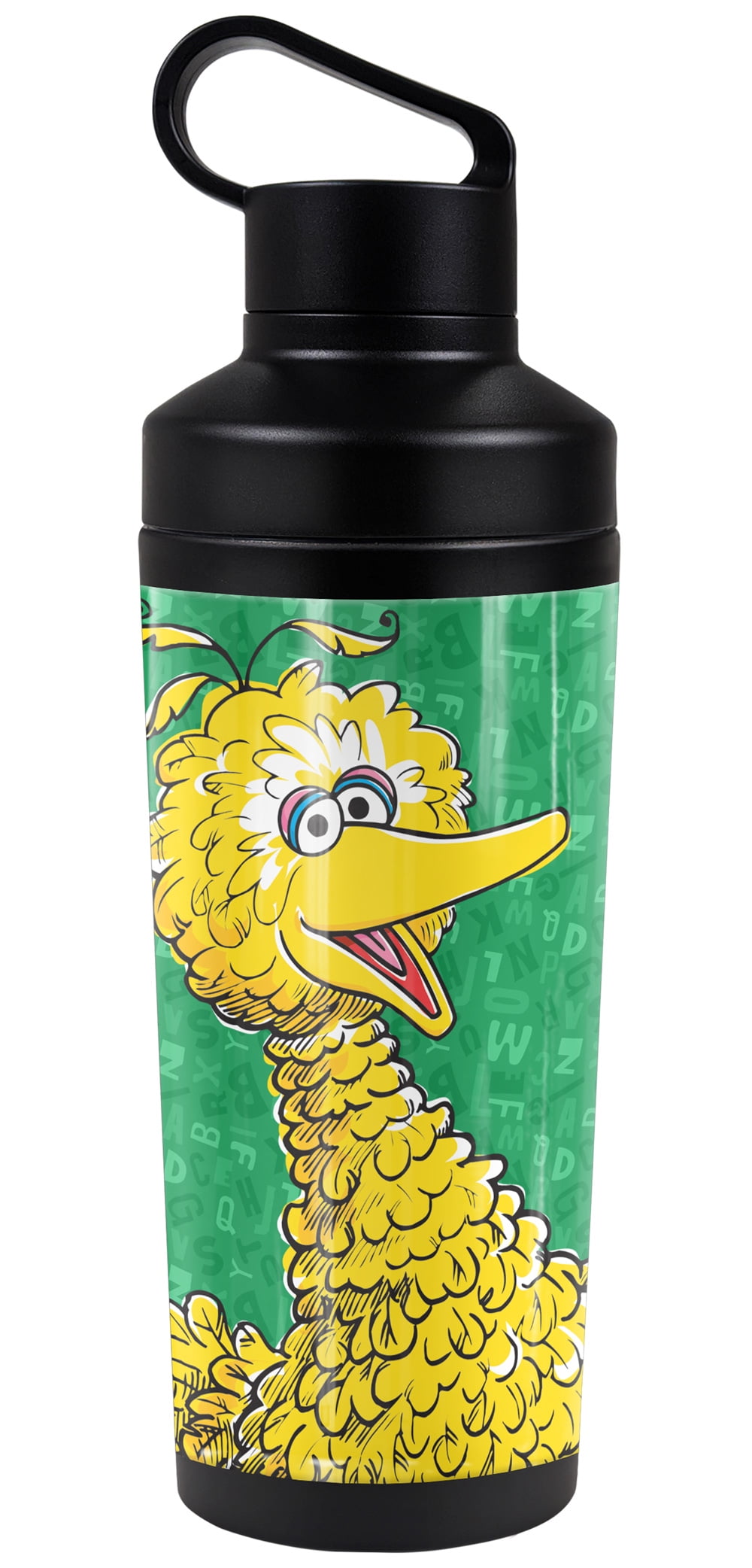 Sesame Street Official Big Bird Character 18 oz Insulated Water Bottle