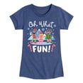 thumbnail image 1 of Sesame Street - Oh What Fun Fitted Short Sleeve Graphic T-Shirt, 1 of 5