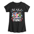thumbnail image 1 of Sesame Street - Oh What Fun Fitted Short Sleeve Graphic T-Shirt, 1 of 5