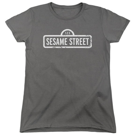 Sesame Street - One Color Logo - Women's Short Sleeve Shirt - Small