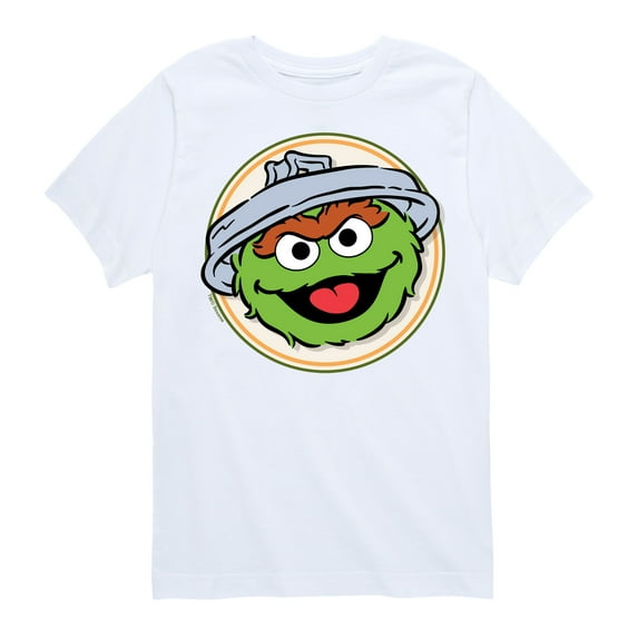 Sesame Street - Oscar Badge - Toddler and Youth Short Sleeve Graphic T-Shirt