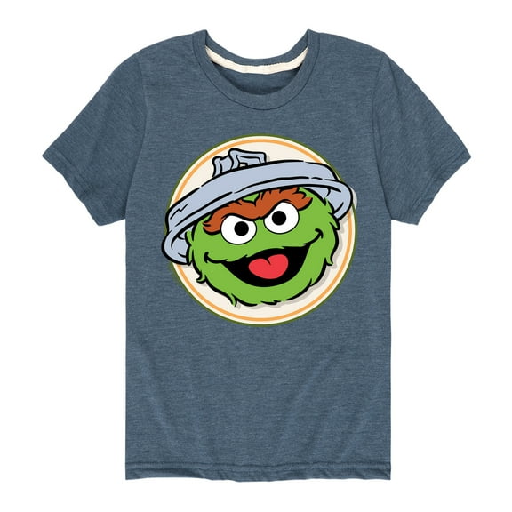 Sesame Street - Oscar Badge - Toddler and Youth Short Sleeve Graphic T-Shirt