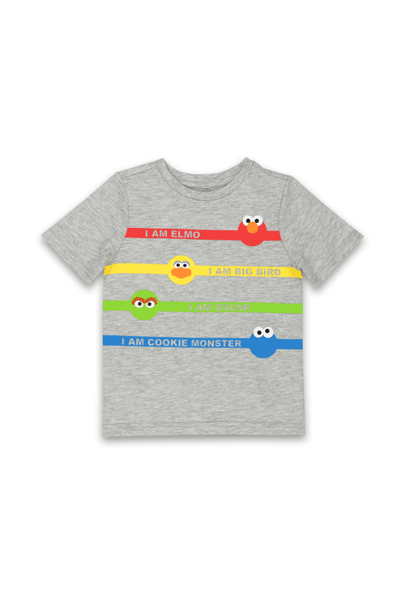 Sesame Street Oscar Cookie Monster Toddler Baby Short Sleeve T-Shirt Tee SEB053SS