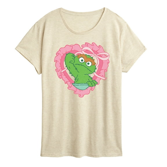 Sesame Street - Oscar Coquette - Women's Short Sleeve Graphic T-Shirt