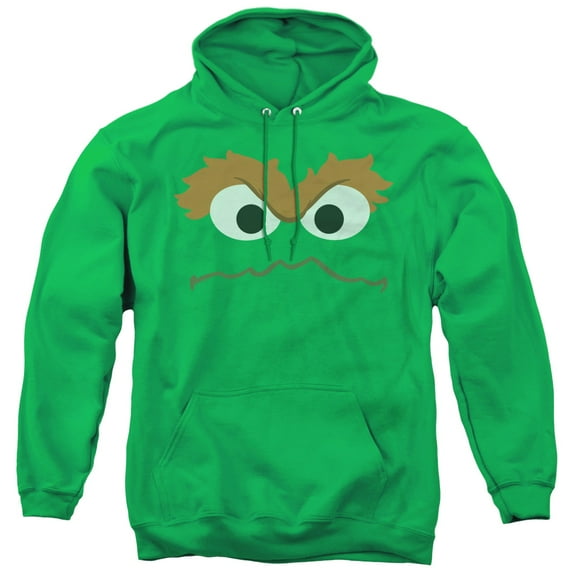 Sesame Street - Oscar Face - Pull-Over Hoodie - X-Large