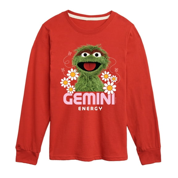 Sesame Street - Oscar Gemini Energy - Toddler and Youth Long Sleeve T-Shirt