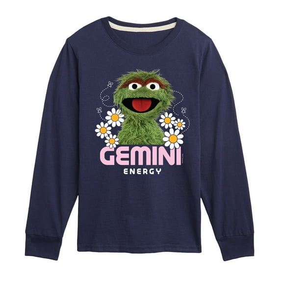 Sesame Street - Oscar Gemini Energy - Toddler and Youth Long Sleeve T-Shirt