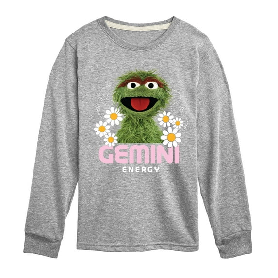 Sesame Street - Oscar Gemini Energy - Toddler and Youth Long Sleeve T-Shirt