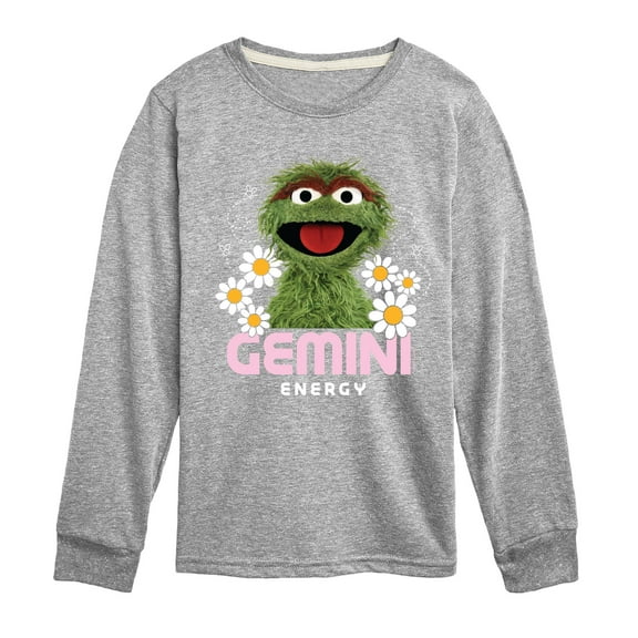 Sesame Street - Oscar Gemini Energy - Toddler and Youth Long Sleeve T-Shirt