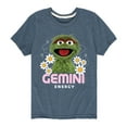 thumbnail image 1 of Sesame Street - Oscar Gemini Energy - Toddler and Youth Short Sleeve Graphic T-Shirt, 1 of 5