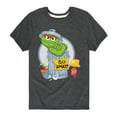 thumbnail image 1 of Sesame Street - Oscar Go Away - Toddler and Youth Short Sleeve Graphic T-Shirt, 1 of 5