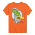 thumbnail image 1 of Sesame Street - Oscar Go Away - Toddler and Youth Short Sleeve Graphic T-Shirt, 1 of 5