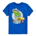 thumbnail image 1 of Sesame Street - Oscar Go Away - Toddler and Youth Short Sleeve Graphic T-Shirt, 1 of 5