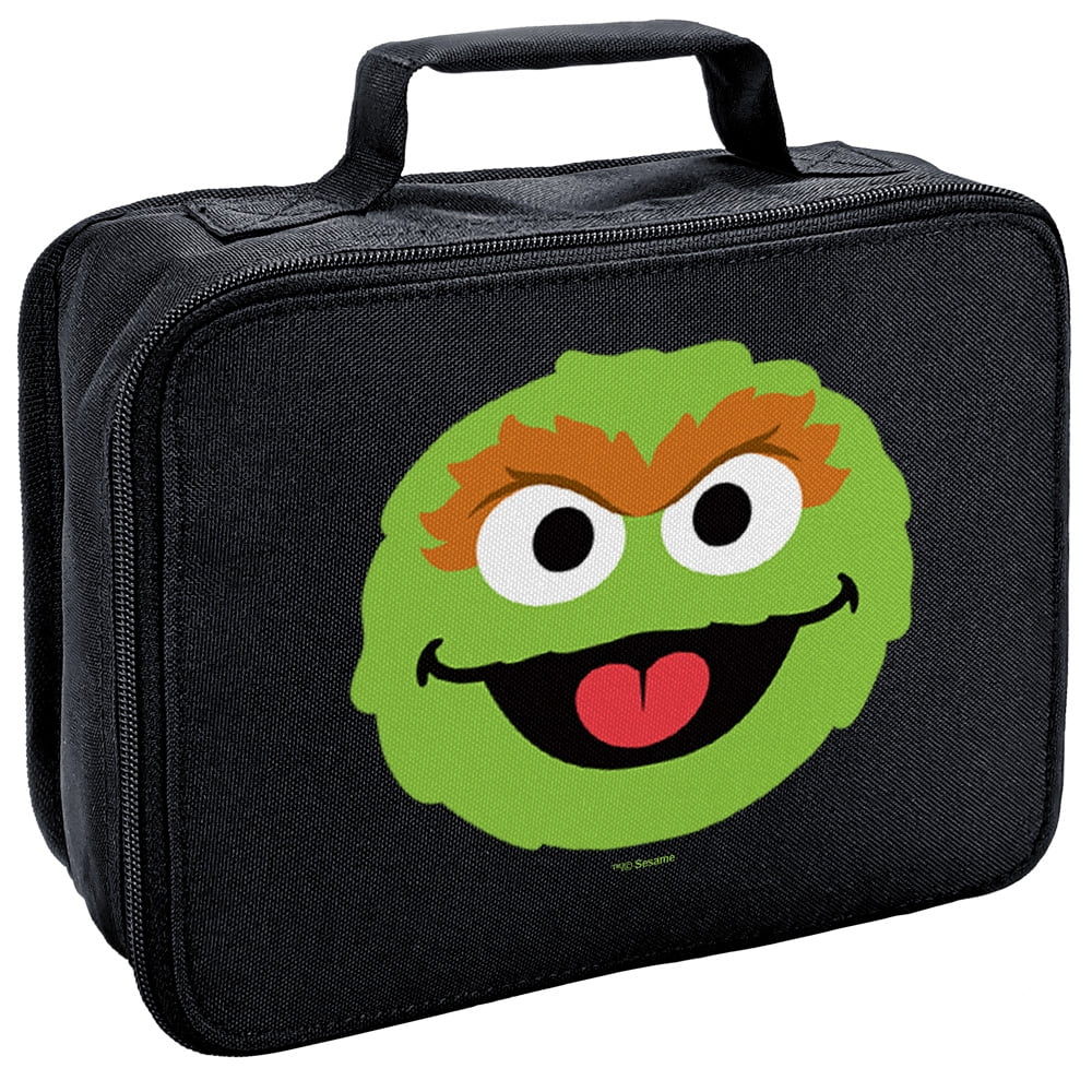 Sesame Street Oscar Head Insulated Soft Sided Lunch Box - Reusable