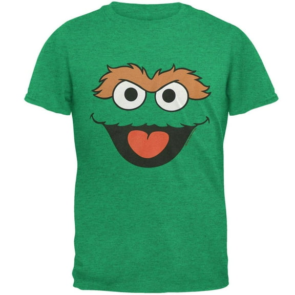 Sesame Street - Oscar Head T-Shirt - Large