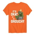 thumbnail image 1 of Sesame Street - Oscar Its Okay To Be Grouchy - Toddler and Youth Short Sleeve Graphic T-Shirt, 1 of 5