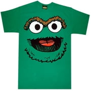 Sesame Street Oscar Smile Face Adult T-Shirt