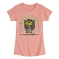 thumbnail image 1 of Sesame Street - Oscar Team - Girls Fitted Short Sleeve Graphic T-Shirt, 1 of 4
