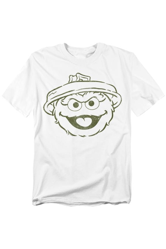 T-Shirt Oscar The Grouch Mono Unisex Graphic Tee for Men & Women